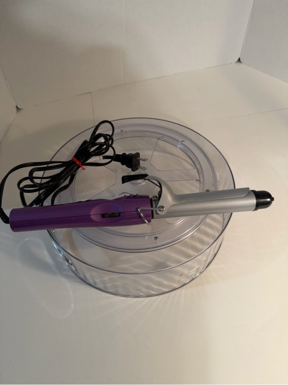 Bed Head  TIGI 1" Wand Curling Iron; purple Graduating Heat Temps